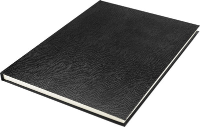 Kangaro K-5321 Sketchbook A4 Creme 120gr Blanco Paper, 140 pages Hard Cover Imprint Snake Black