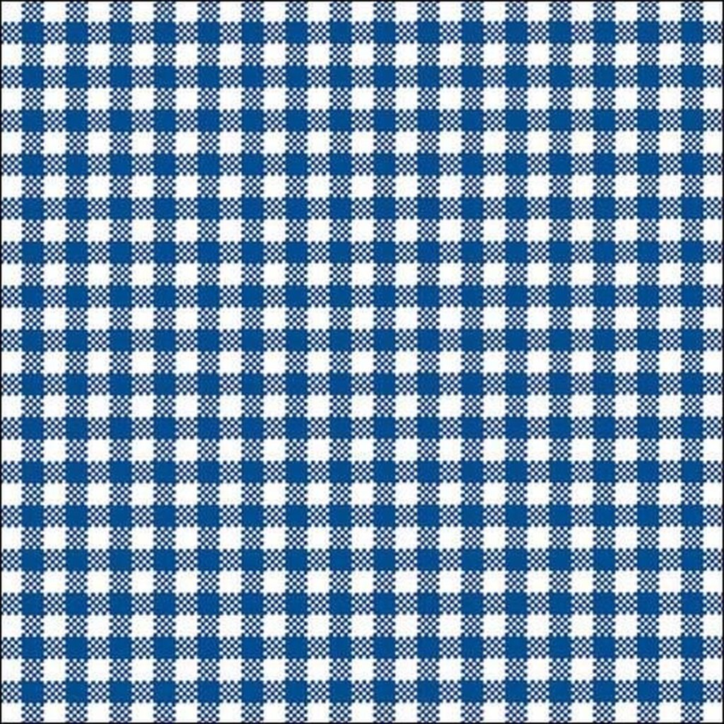 Ambient Ambient Vichy Blue Paper Napkins
