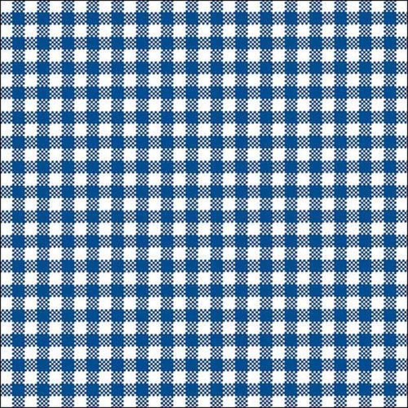 Ambient Ambient Vichy Blue Paper Napkins