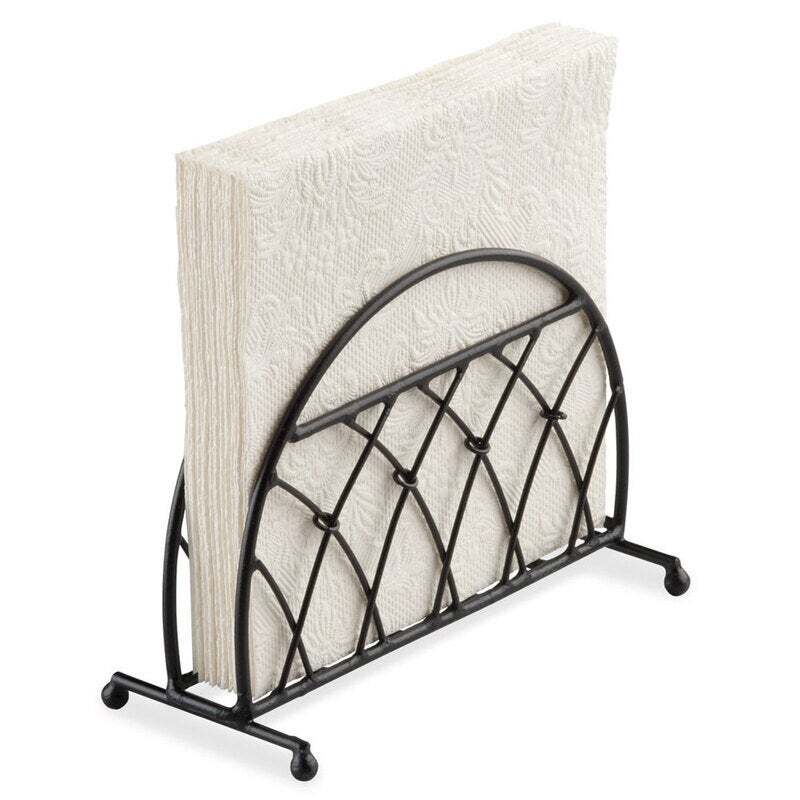 Ambiente Ambiente Napkin Holder Standing Horaire noir