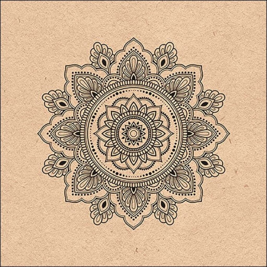 Ambient Ambient Napkins 33x33cm Mandala Nature 20 pièces