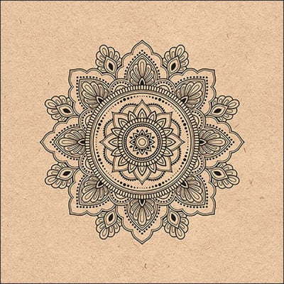 Ambient Ambient Napkins 33x33cm Mandala Nature 20 pièces