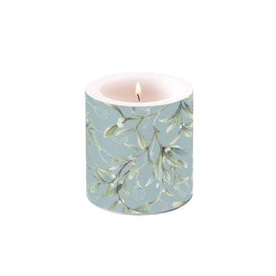 Ambiente Ambiente Stom Candle gui de guide partout 7,5x8 cm vert