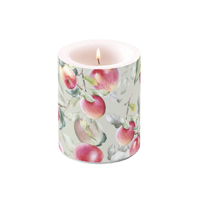 Ambiente Ambient de pommes fraîches Bougies de talon 75 heures de brûlage 10x12 cm