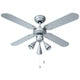 Ventilateur de plafond Bestron DLHB42S avec éclairage