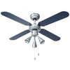 Ventilateur de plafond Bestron DLHB42S avec éclairage