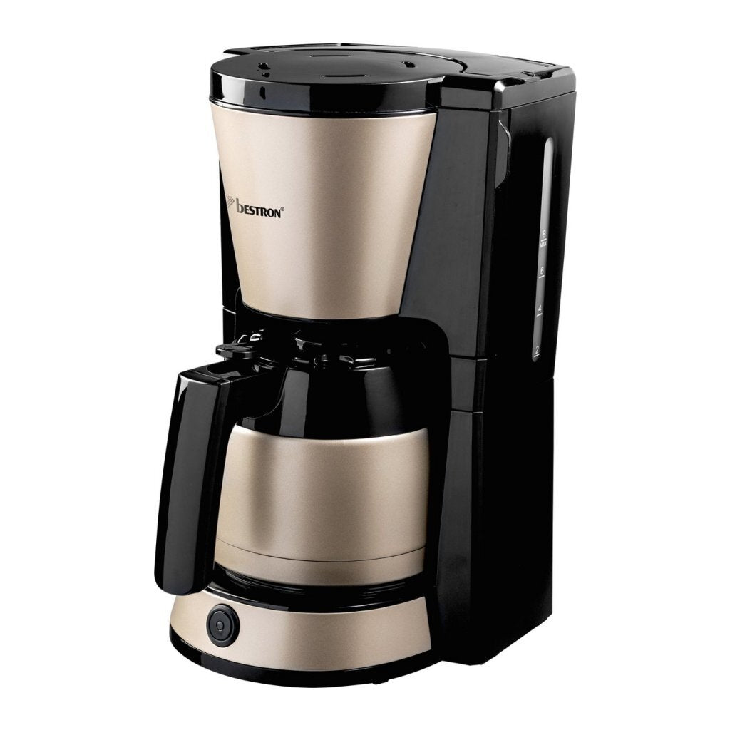 Bestron ACM1000SAT Satin Collection cafetière Beige Black