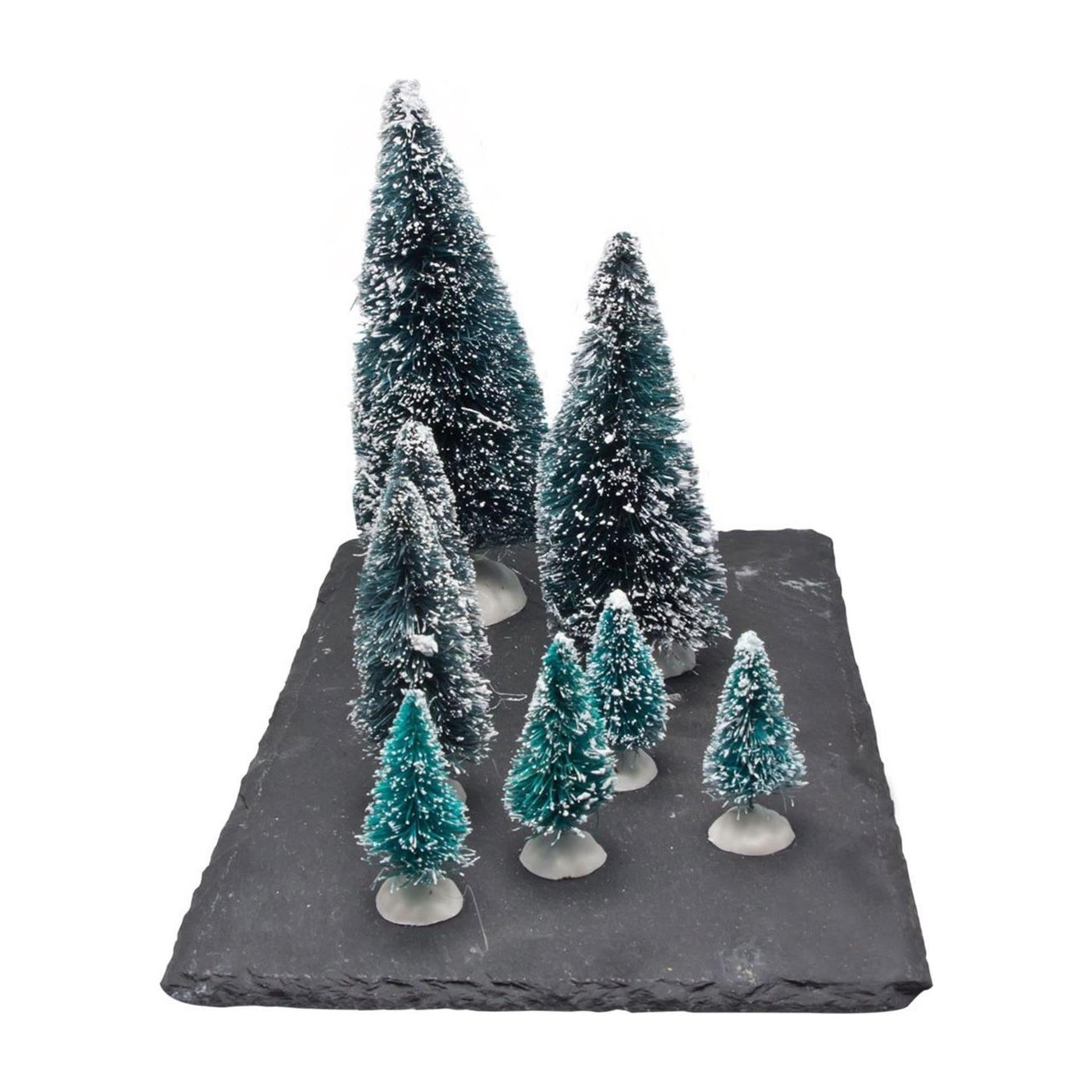 Mini sapins de Noël lot de 8