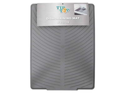 Tapis égouttoir Tiptop 44x31cm gris