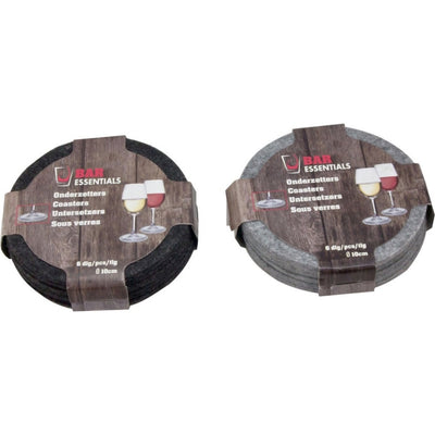 Bar Essentials Bar Essentials a ressenti des sous-verres 10 cm 6 pièces