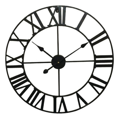 Équilibre équilibre 306874 horloge murale 60 cm noire analogique