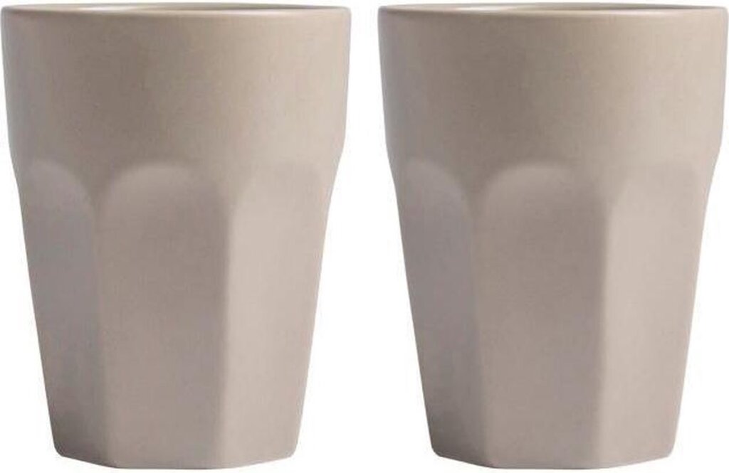 Gusta Gusta Mugs Set 2 pièces gris 9.5x7.5