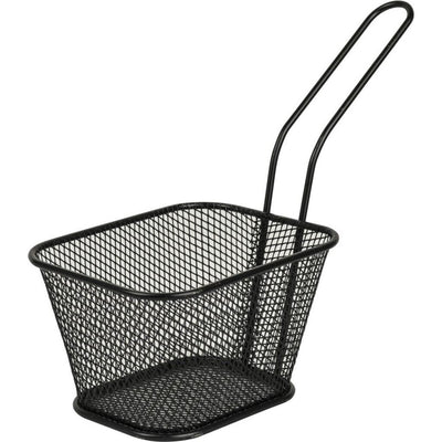 Gusta Gusta Friet Basket 10.5x8.5x13.8 cm Aluminium noir