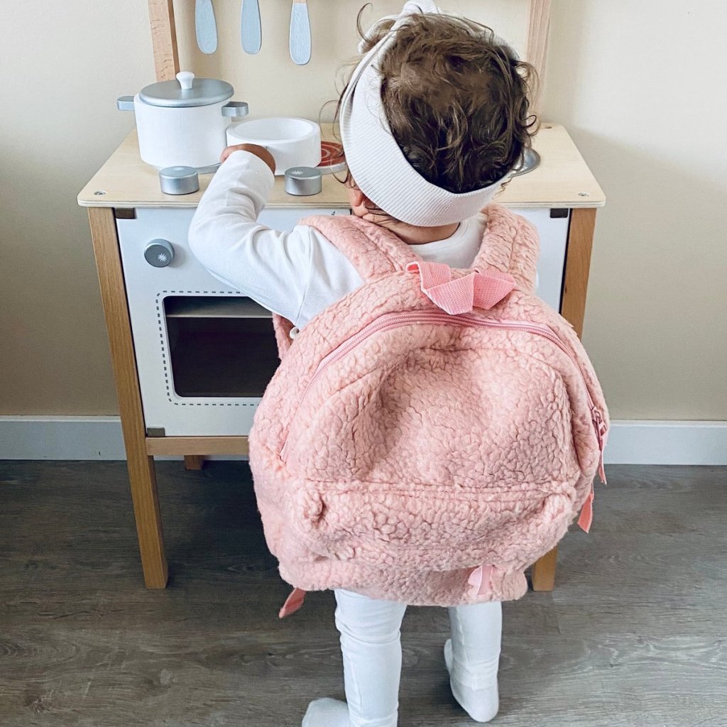Prêt être doux et école enfant sac junior 8 litres de rose saumon