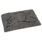 Chien devenu Smart Dog Gone Smart Droogloopmat pour les chats 60x40 cm gris - afbeelding 1