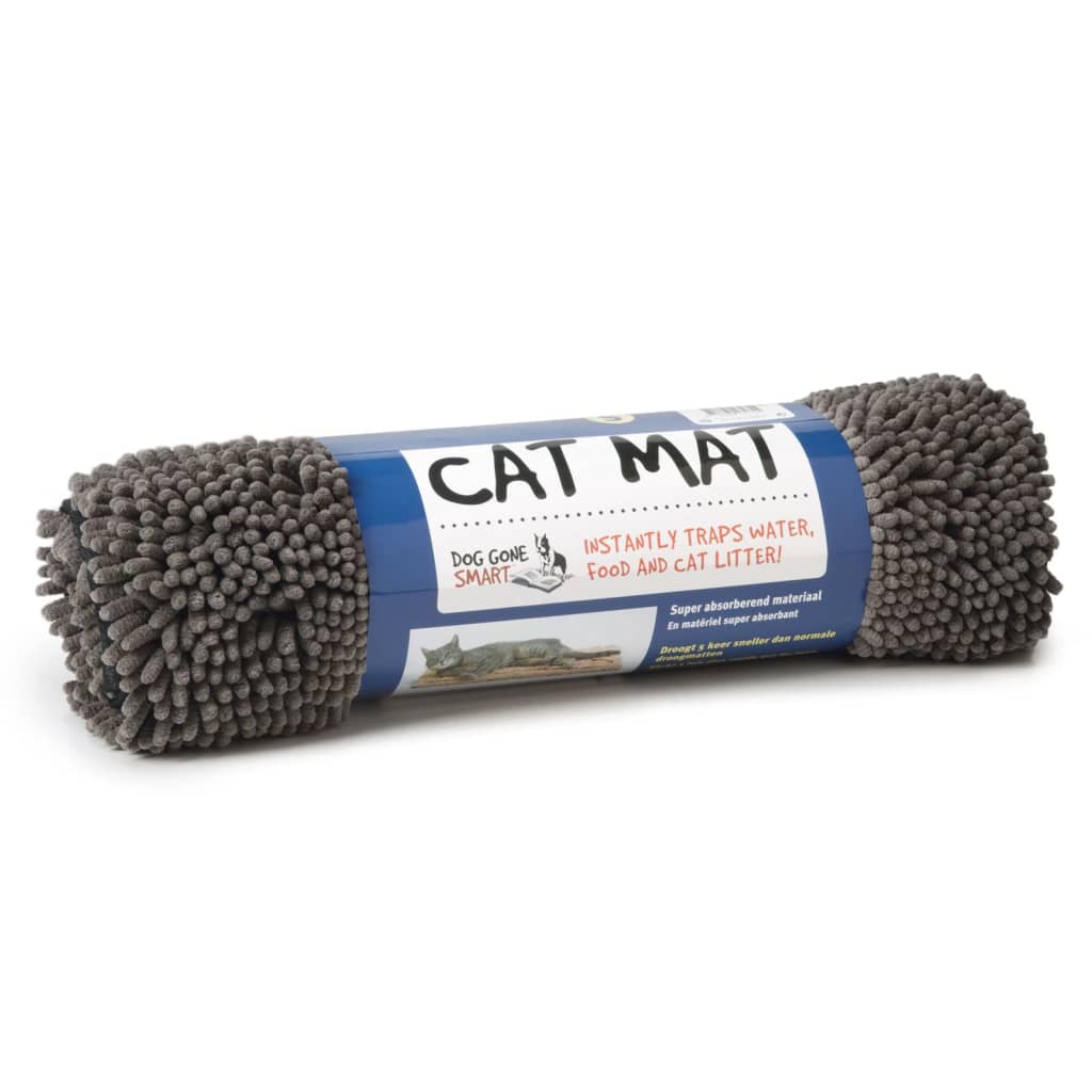 Chien devenu Smart Dog Gone Smart Droogloopmat pour les chats 60x40 cm gris