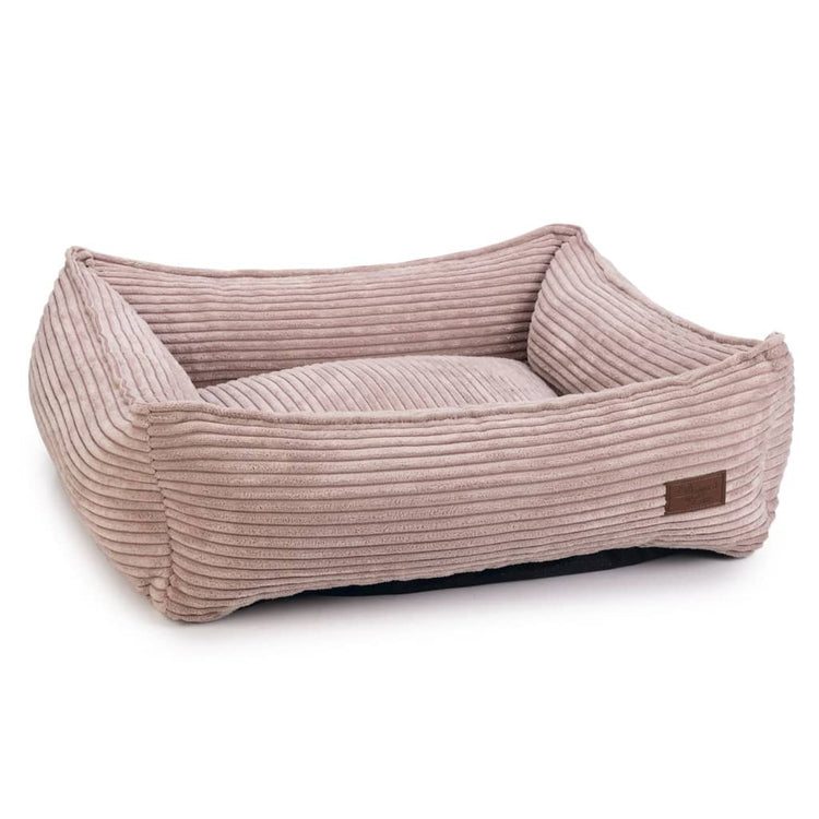 Conçu par Lotte conçu par Lotte Dog Basket Ribbed 65x60x20 cm rose