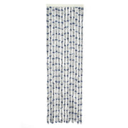 Travellife Travellife Fly Curtain Chenille Stripe 185x56 cm Gris et bleu - afbeelding 1