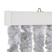 Travellife Travellife Fly Curtain Chenille Stripe 185x56 cm Gris et bleu - afbeelding 2