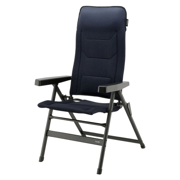 Travellife Travellife Camping Chaise pliante luxe monaco confort bleu