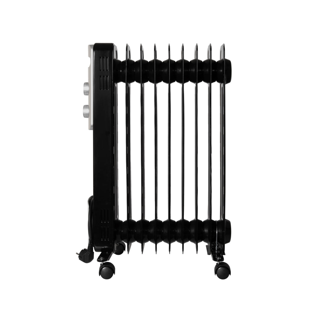 Inventim Invetum KO931B Radiateur rempli d'huile 2000w argent noir