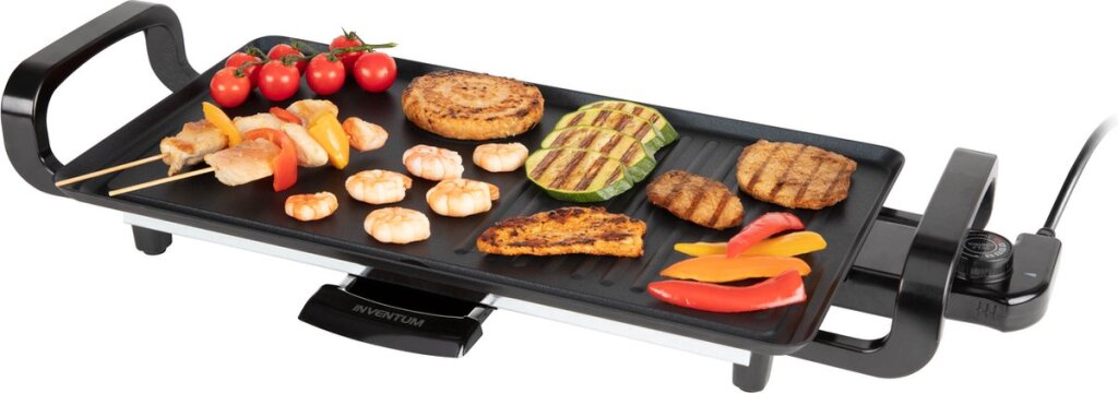 Inventum inventum gp450b plaque grill 45x25 cm noir