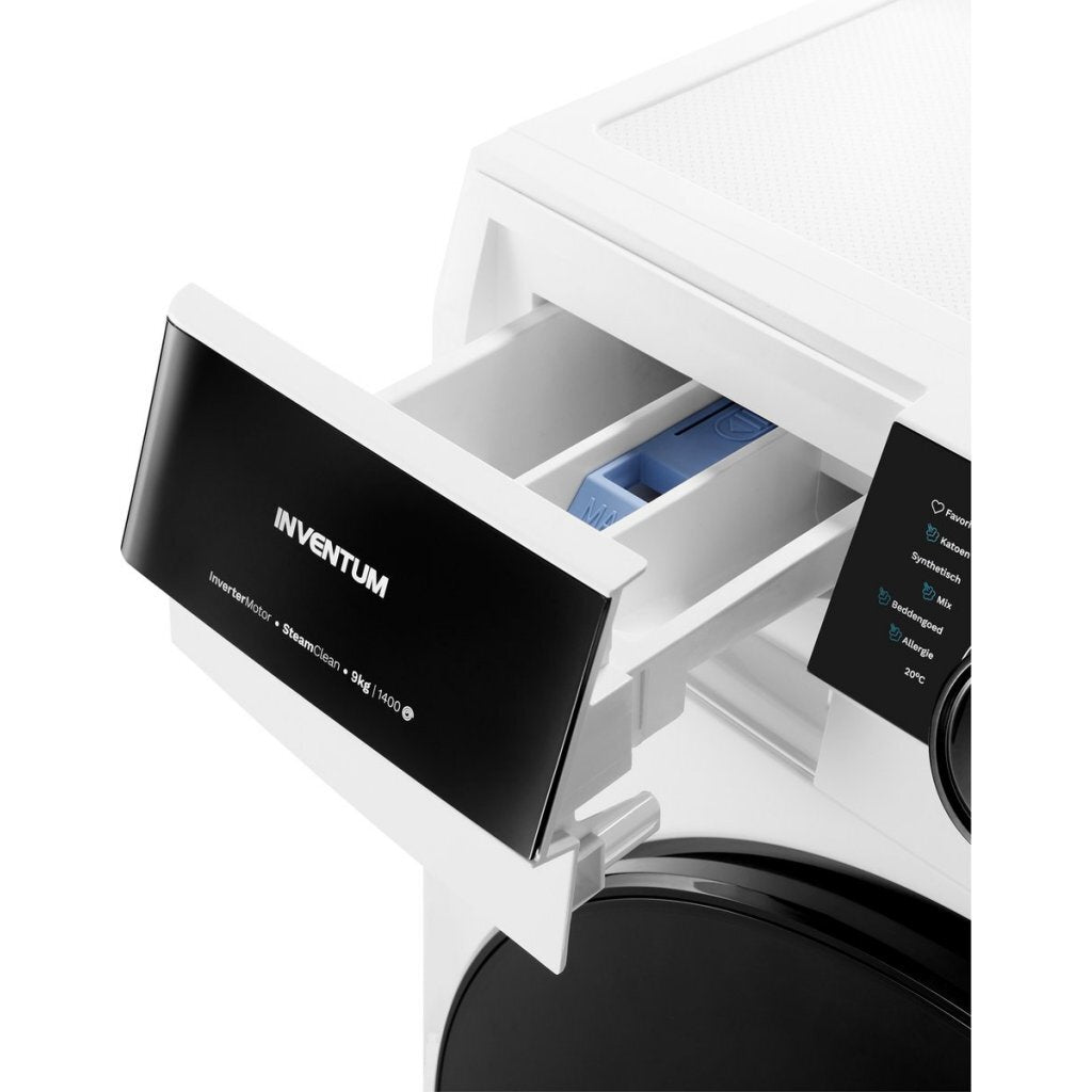 Inventum vwm9010w lave-linge 9 kg blanc noir