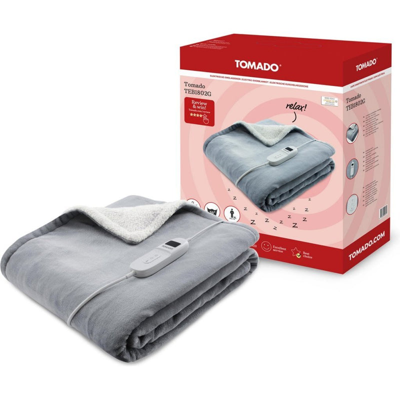 Tomado Tomado Electric Top Couverture 180x130 cm Gray blanc
