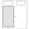 Couverture chauffante Tomado pour 1 personne 150x80 cm