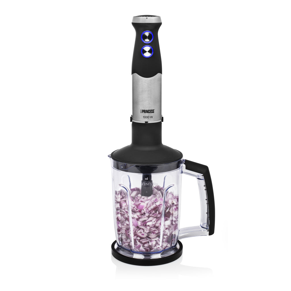 Princess 221221 set mixeur plongeant noir acier inoxydable