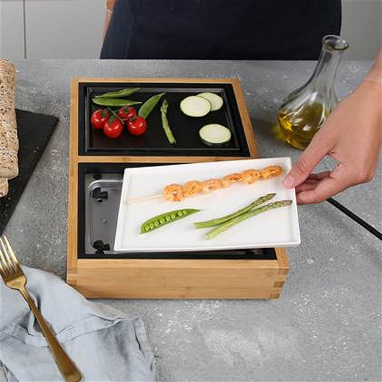 Princess 104040 Dinner4 All Pure Gourmet Set Bambou Noir