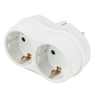 Plug à deux voies ScanPart avec blanc mis à la terre