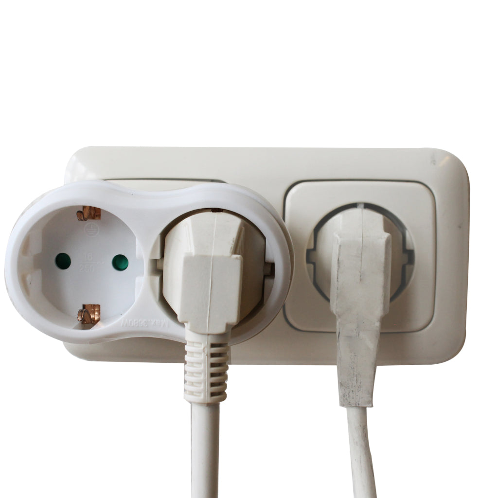 Plug à deux voies ScanPart avec blanc mis à la terre