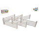 Kids Globe Globe 6 Wooden Hekken 1:24 blanc