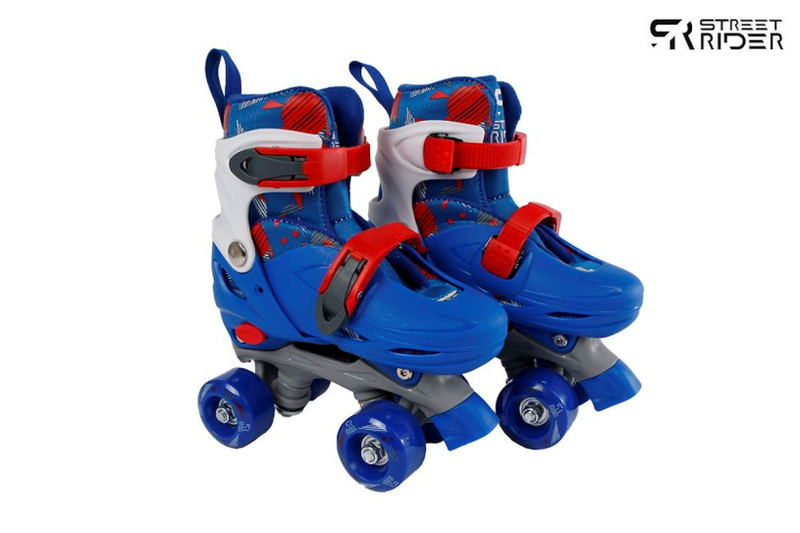 Street Rider Roller Skates Blue réglable, taille 27-30