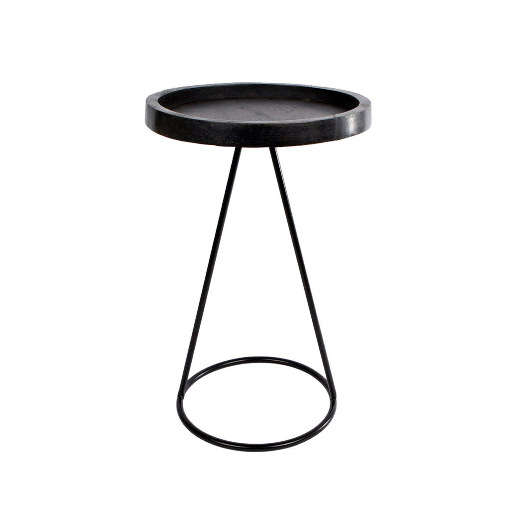Van manen van manen table Marcel Black Hout 25x25x38cm