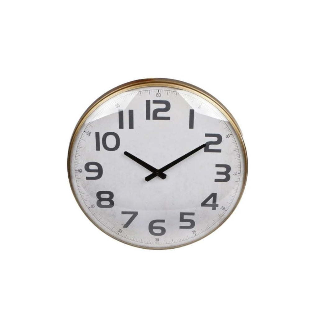 Autres marques Corloge murale Dresde 43x6.5x43 cm Métal de laiton