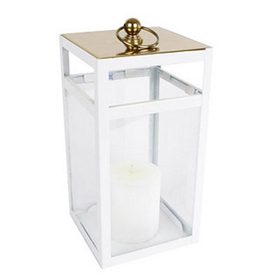 Autres marques Lantern Rosa Gold Wit Metal 15.5x15.5x32,5 cm