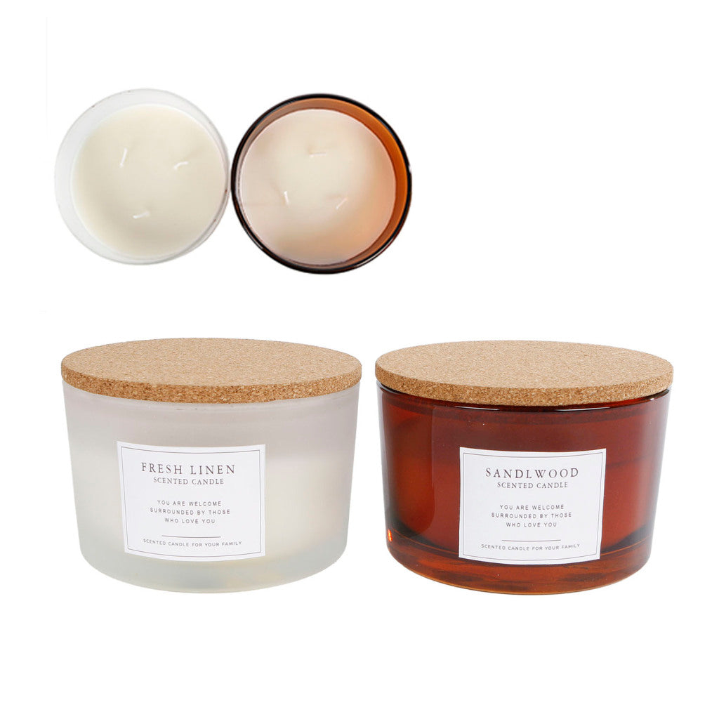 Miscellaneous Candle Scent L avec 3 lonten 13x13x8cm