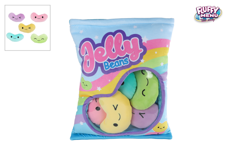 Bonbons à la gelée en peluche Menu moelleux, 32 cm