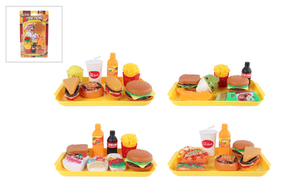 Ensemble de jeu de mini-menus de restauration rapide
