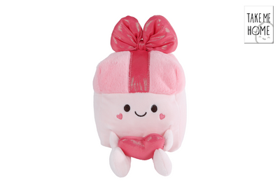 Cadeau en peluche avec cœur, ramène-moi à la maison