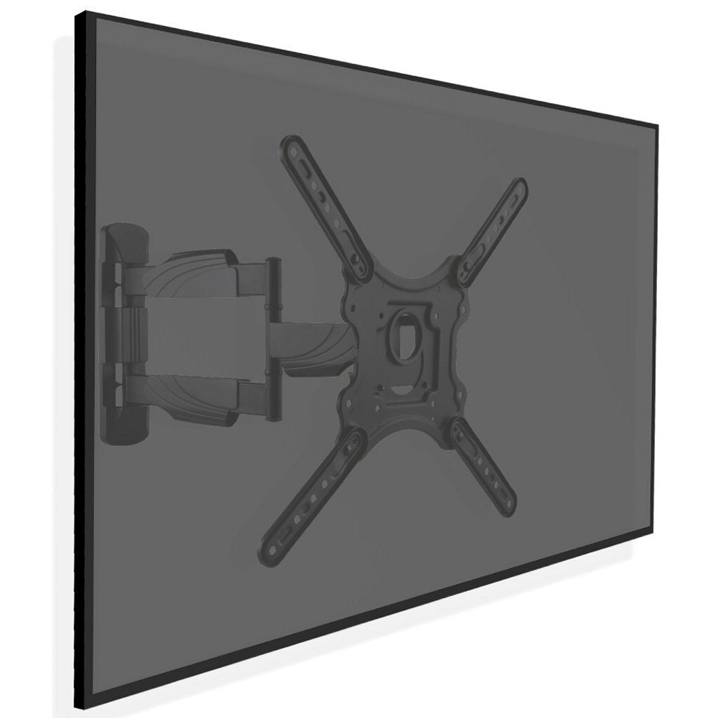 Cavus cavus wme102 support de mur de télévision simple à partir d'écrans de 23 pouces noirs