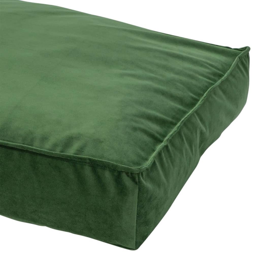 Madison Dog Cushion Velvet 100x70x15 cm vert