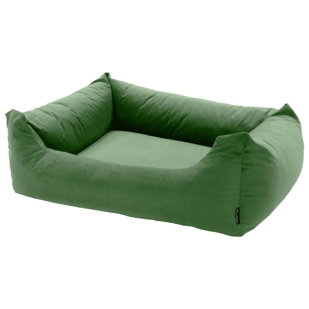 Madison Dog Bed Velvet 120x95x28 cm vert