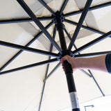 Madison Parasol Mykanos 250 cm taupe - afbeelding 2
