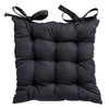 Madison Seat Cushion Basic Toscany 46x46 cm noir