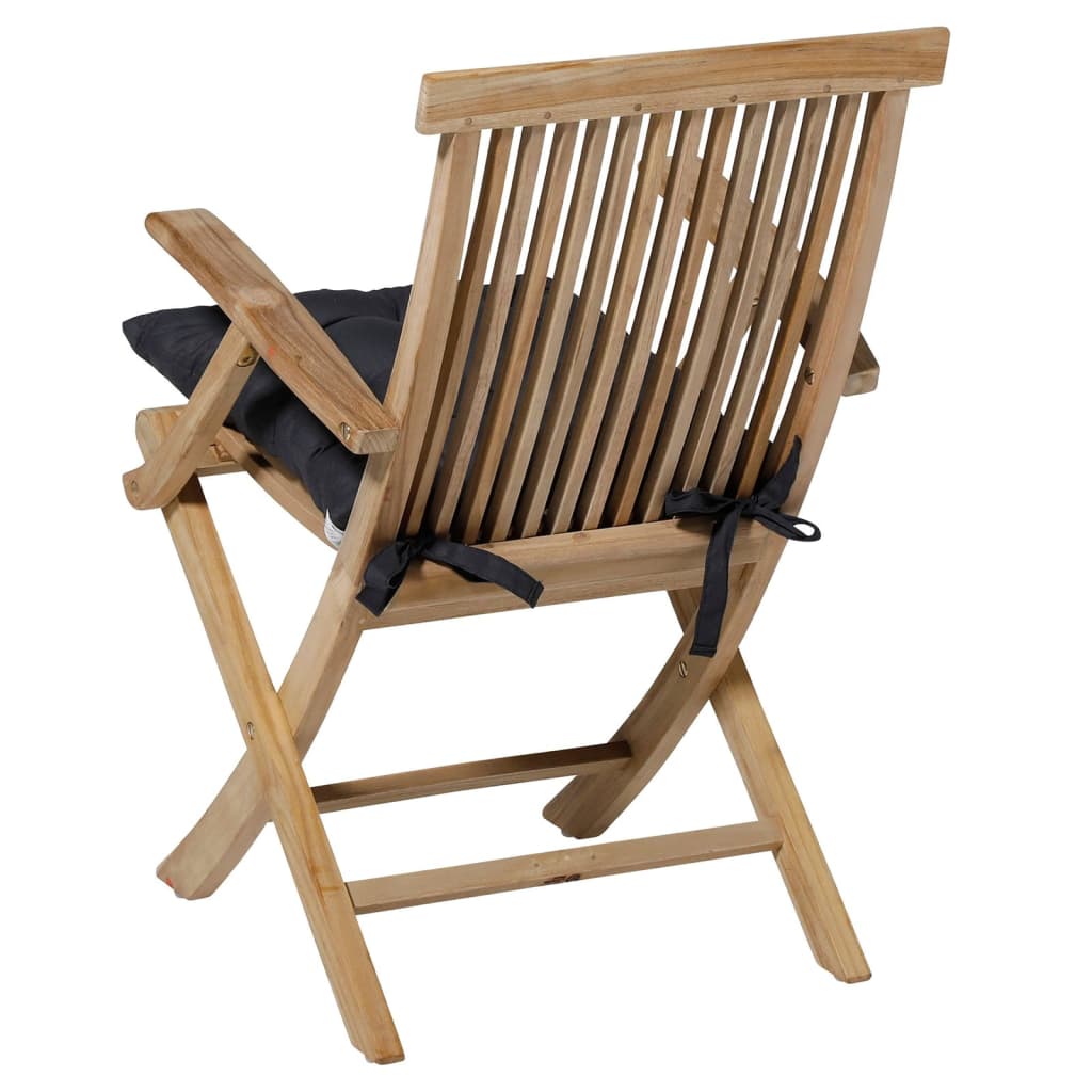 Madison Seat Cushion Basic Toscany 46x46 cm noir