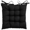 Madison Seat Cushion Panama 46x46 cm noir