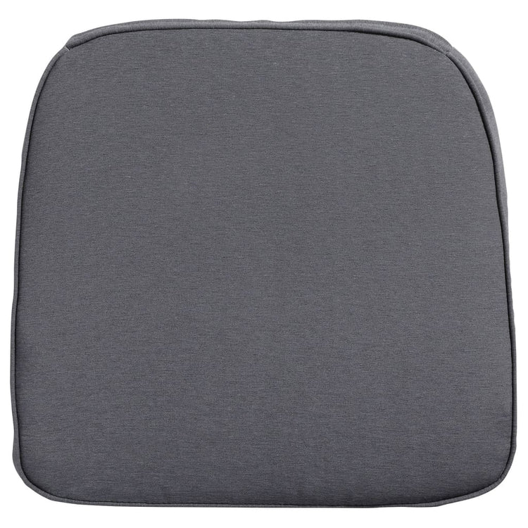 Madison Seat Cushion pour chaise de jardin en osier Panama 48x48 cm Gray